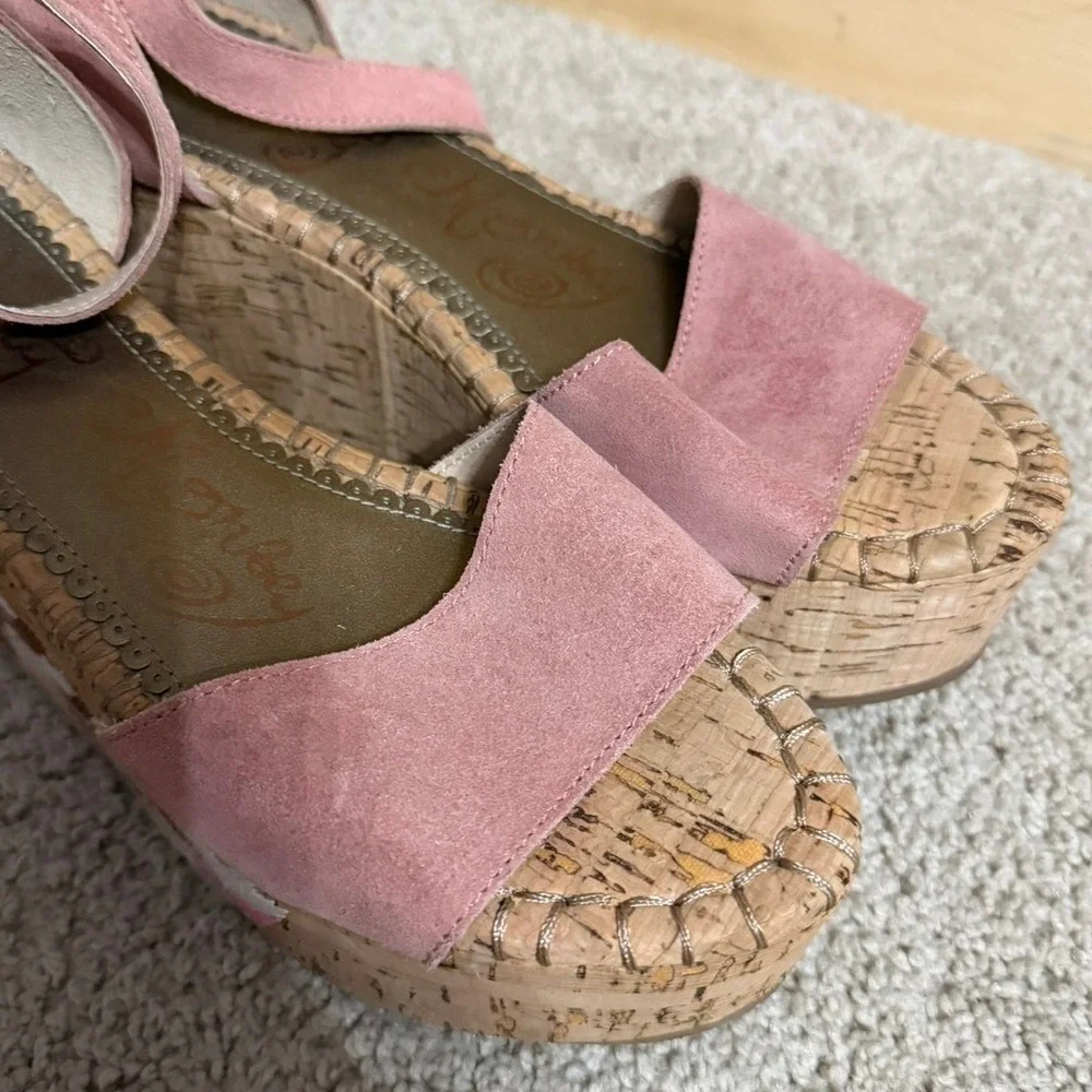 Women's Naughty Monkey Wedges 8 Pink
